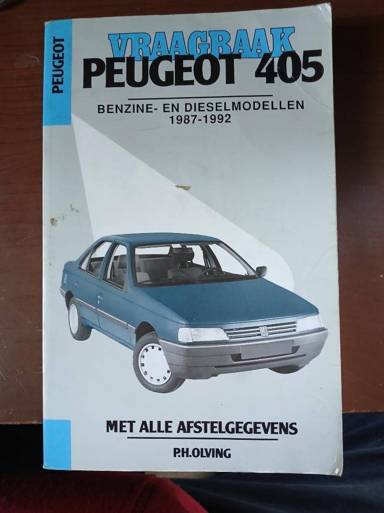 T.K. vraagbaak Peugeot 405 diesel/benzine, Ophalen of Verzenden