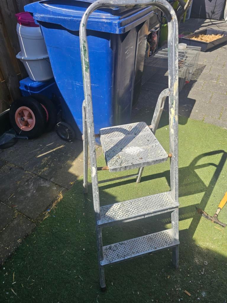 3-trede trap, Doe-het-zelf en Verbouw, Ladders en Trappen, Ophalen, Gebruikt, Trap, Minder dan 2 meter