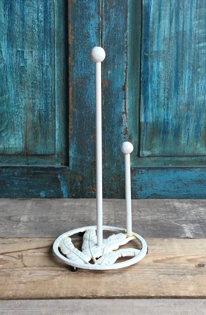 Keukenrol houder gietijzer wit, Ophalen of Verzenden, Nieuw