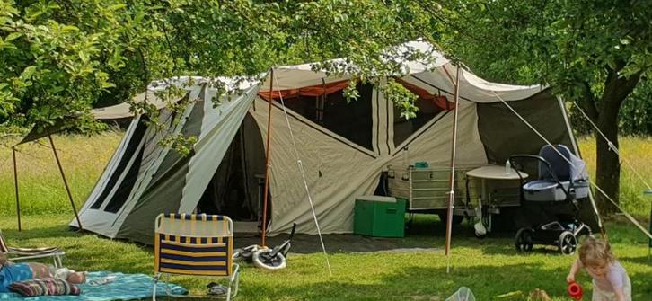 Holtkamper cocoon XL met nieuwe tent, Caravans en Kamperen, Vouwwagens, Holtkamper, tot en met 4, Meerkleurig, Ophalen