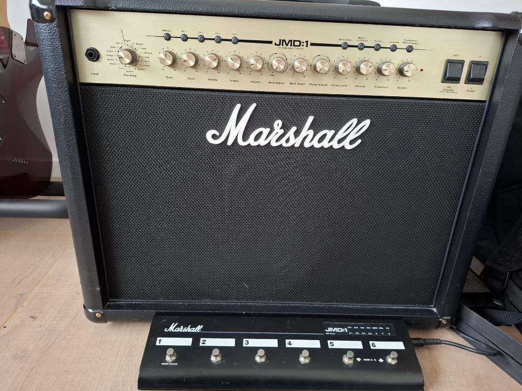 Marshall JMD:1 50-Watt 1x12 Versterker incl. Footswitch, Ophalen, Gebruikt, Gitaar, 50 tot 100 watt