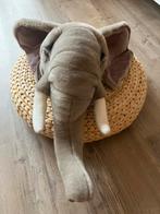 Olifantenhoofd wanddecoratie, Ophalen, Zo goed als nieuw