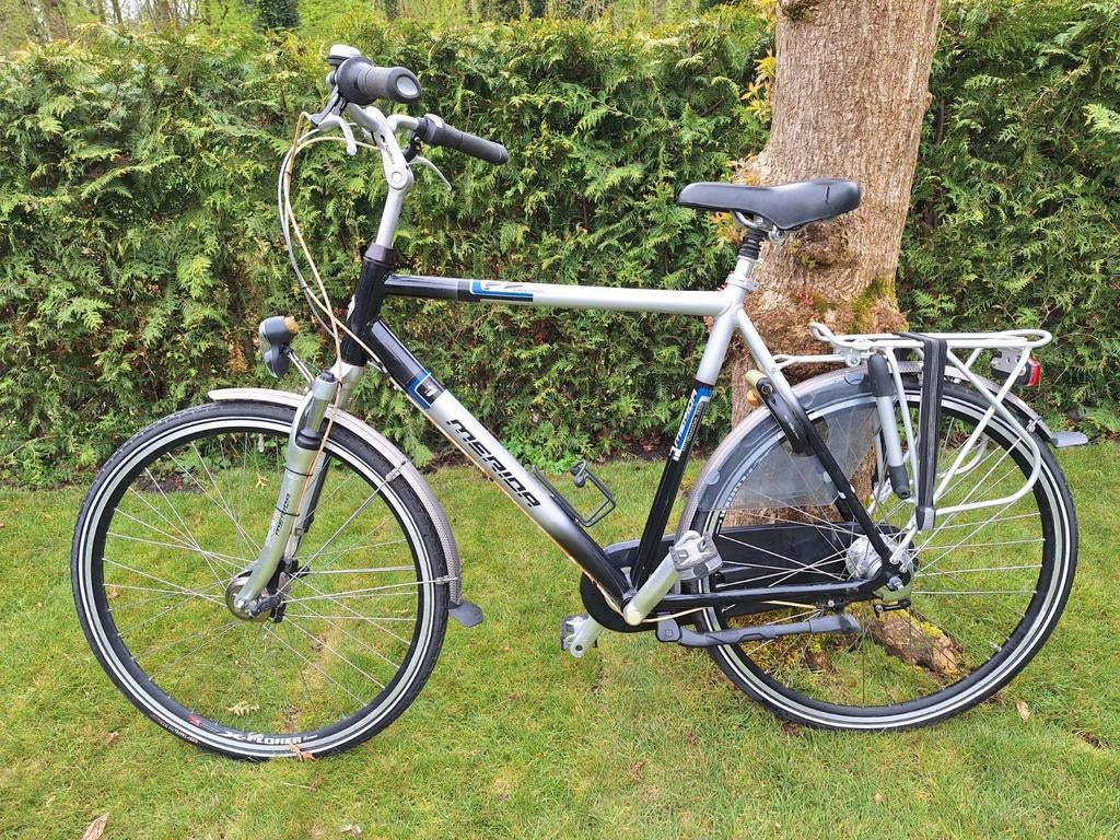 Merida 7 freesport herenfiets , allu. fr. 61 cm., Ophalen, Gebruikt, Versnellingen, 57 tot 61 cm