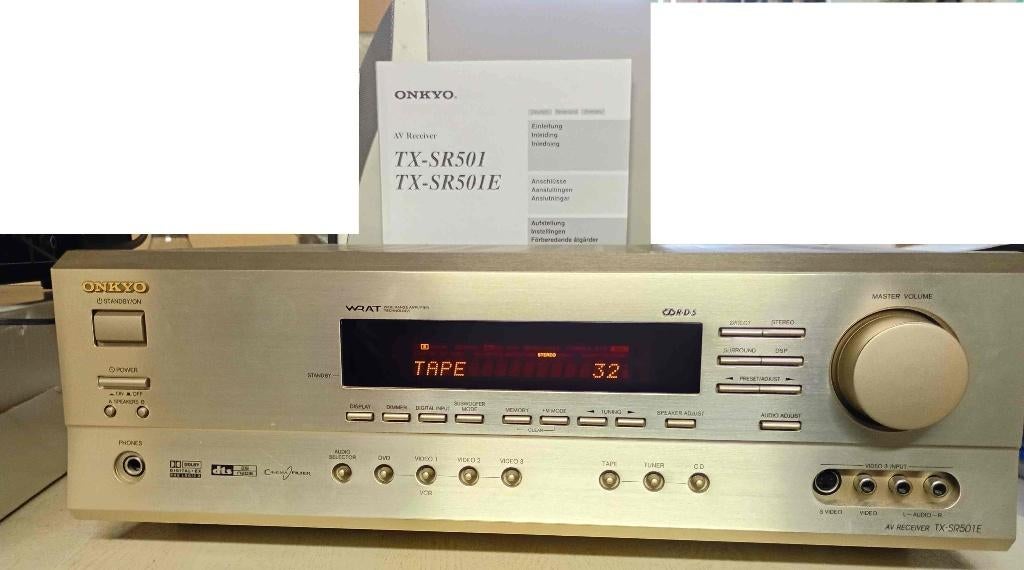 Onkyo AV Receiver TX-SR501E, Ophalen of Verzenden, Gebruikt, 60 tot 120 watt, Onkyo