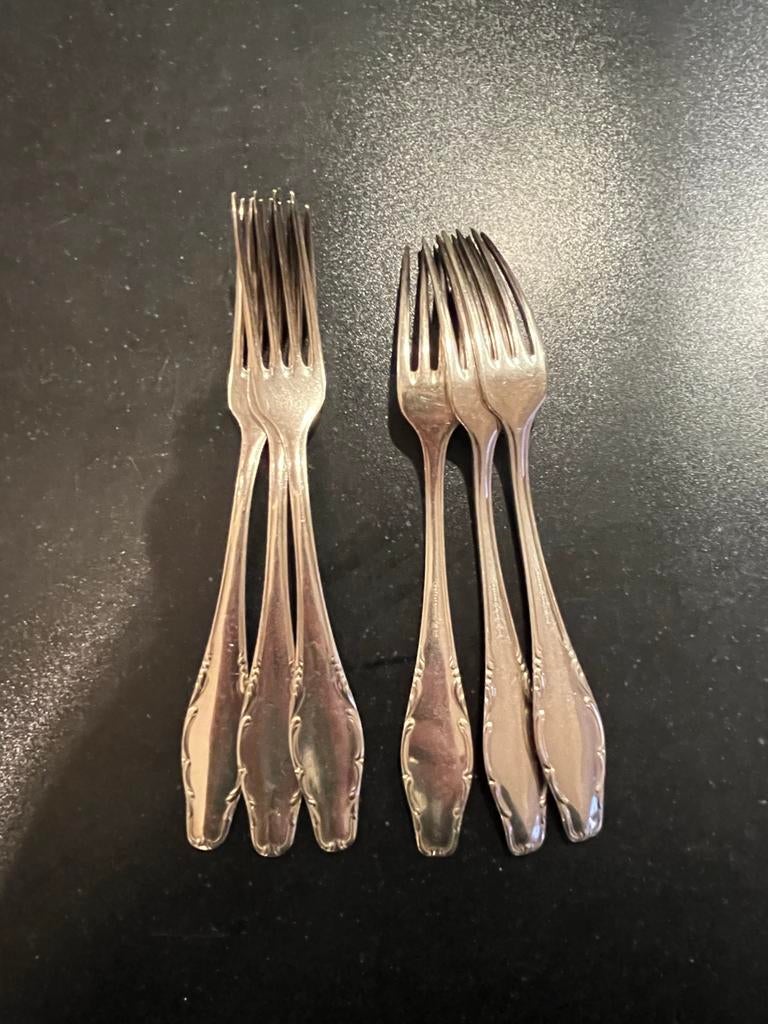 Verzilverde Bestekset 18-delig Wellner, Antiek en Kunst, Ophalen of Verzenden