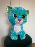 Ty Beanie Boo Leona blauwe luipaard XL 42 cm, Kinderen en Baby's, Speelgoed | Knuffels en Pluche, Ophalen of Verzenden, Gebruikt