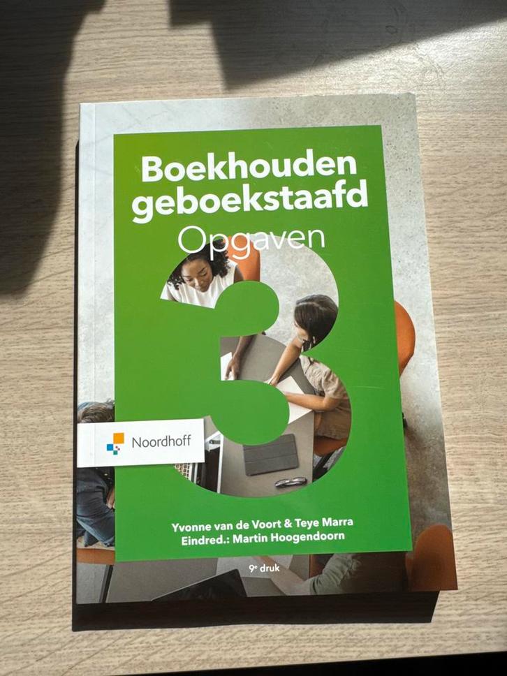 Boekhouden geboekstaafd Opgaven 3, Boeken, Studieboeken en Cursussen, Nieuw, HBO, Gamma, Ophalen of Verzenden