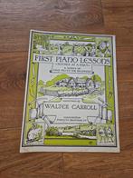 First Piano Lessons - Scenes at a Farm - Walter Carroll, Gebruikt, Klassiek, Les of Cursus, Ophalen of Verzenden