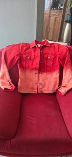 Esprit Denim Jas Rood/Oranje Ombre - Maat M, Maat 38/40 (M), Ophalen of Verzenden, Zo goed als nieuw, Rood