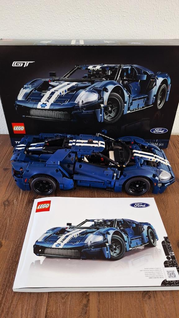 Lego technic Ford GT 42154, Inclusief extra onderdelen, Lego, Ophalen of Verzenden, Zo goed als nieuw