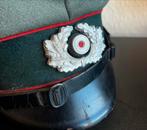 Duitse artillerie officierspet WW2, Verzamelen, Ophalen of Verzenden, Landmacht, Duitsland, Helm of Baret