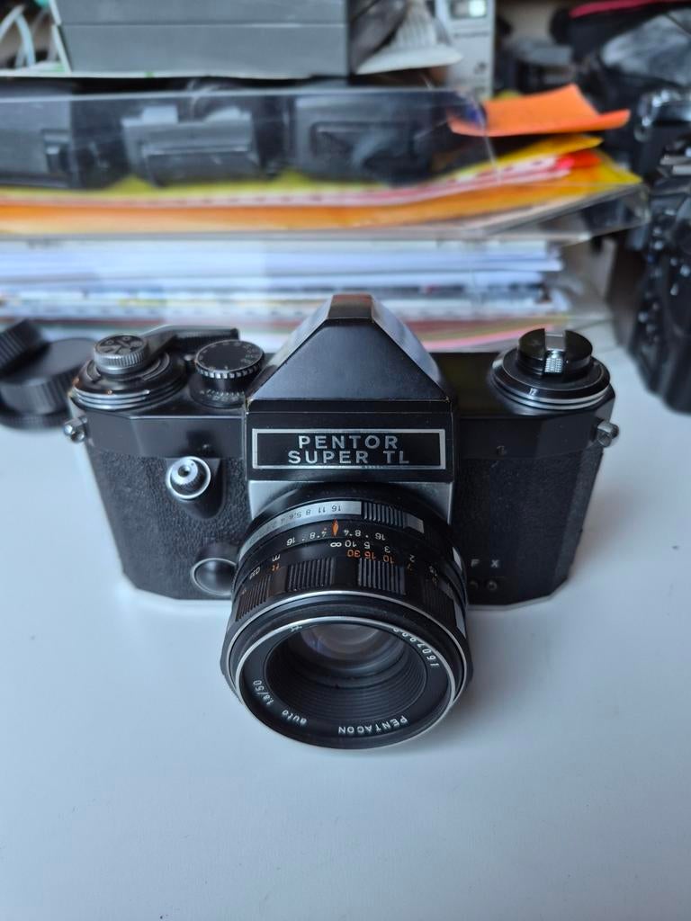 Pentor Super TL met 50mm 1.8 lens, Audio, Tv en Foto, Fotocamera's Analoog, Ophalen of Verzenden, Gebruikt, Spiegelreflex, Pentax