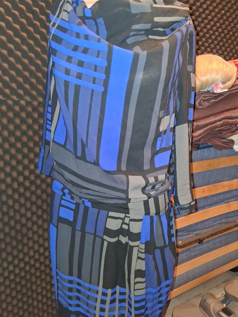 Jurk Mart Visser Rok suède/Leer met voering, Kleding | Dames, Maat 38/40 (M), Mart Visser, Zwart, Ophalen of Verzenden