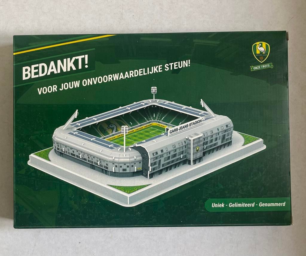 Limited Edition 3D Puzzel + Sleutelhanger ADO Den Haag, Ophalen of Verzenden, Zo goed als nieuw, Overige binnenlandse clubs, Overige typen