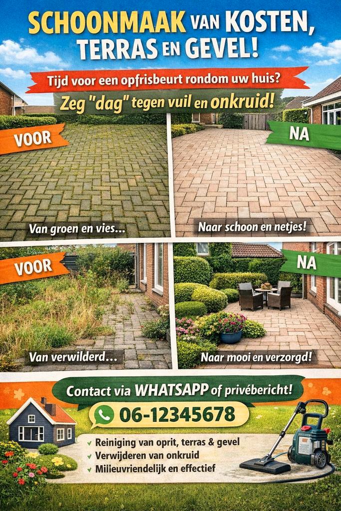 hogedrukreiniging - klusjesman, Diensten en Vakmensen, Schoonmakers en Glazenwassers