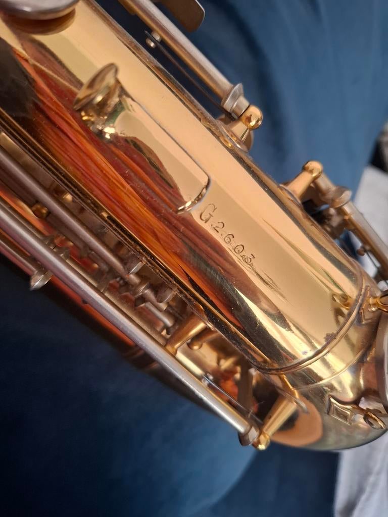 Saxofoon, Muziek en Instrumenten, Blaasinstrumenten | Saxofoons, Ophalen, Gebruikt, Overige typen