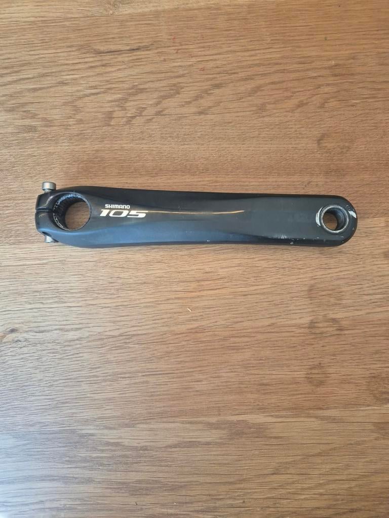 Shimano 105 FC-5800 Crankarm met 4iiii Powermeter, Crankstel of Pedalen, Gebruikt, Ophalen of Verzenden, Aluminium
