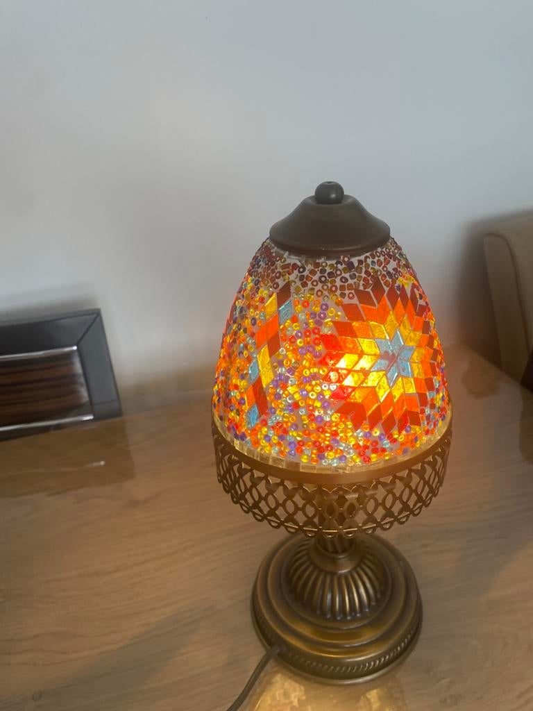 Lamp, Huis en Inrichting, Lampen | Tafellampen, Ophalen of Verzenden, Zo goed als nieuw, Minder dan 50 cm