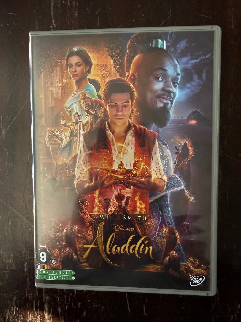 Disney Aladdin met Will Smith DVD, Avontuur, Vanaf 9 jaar, Ophalen of Verzenden, Zo goed als nieuw