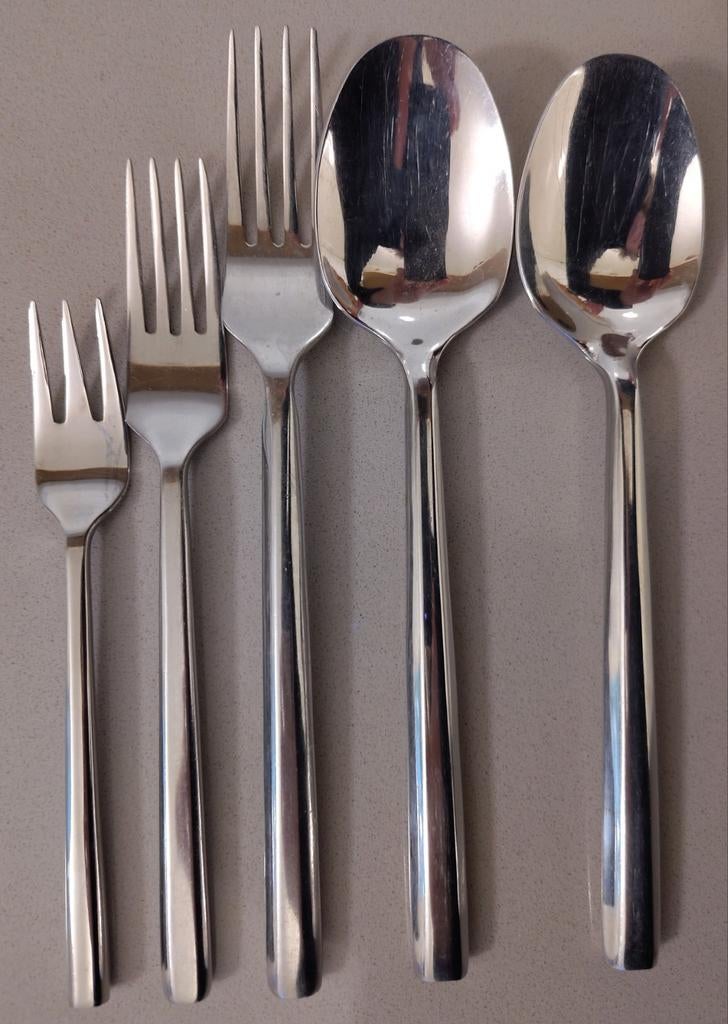 Sienna 18/10 bestekdelen 5 stuks voor, Ophalen of Verzenden, Rvs of Chroom