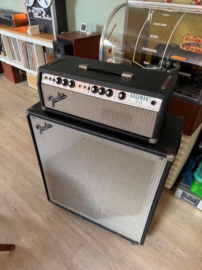 Fender bassman 50 1976, Ophalen, Zo goed als nieuw, Minder dan 50 watt