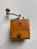 Vintage houten koffiemolen Douwe Egberts, Ophalen, Gebruikt
