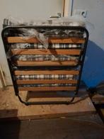 Stretch bed stretchbed, Ophalen, Zo goed als nieuw, Eenpersoons, Hout