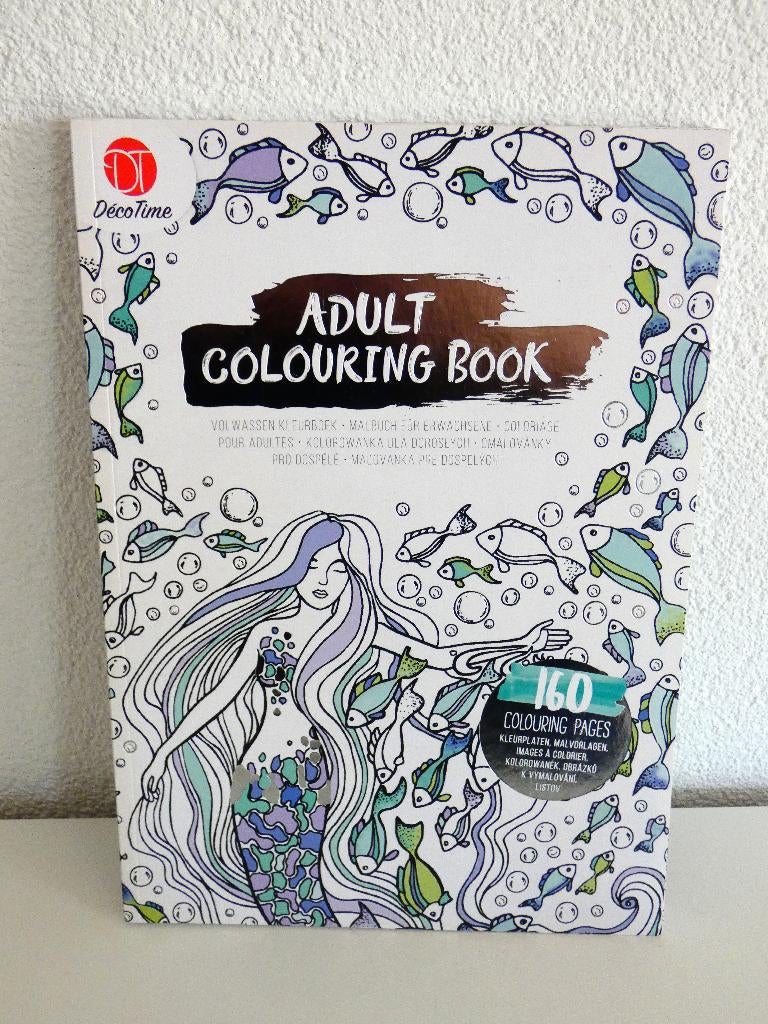 Kleurboek voor volwassenen Deco Time, 160 p. ongekleurd, Hobby en Vrije tijd, Tekenen, Overige typen, Nieuw, Celsiusweg 9, 8503 AC Joure, Nederland.