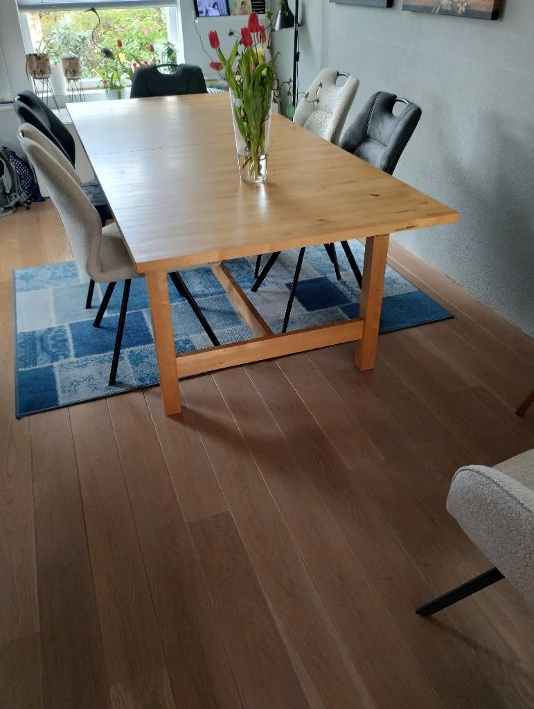 Tafel, Huis en Inrichting, Tafels | Eettafels, Ophalen, Gebruikt, Gewoon, 200 cm of meer