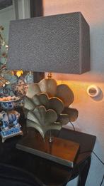 Sfeervolle tafellamp met gouden binnenkant, 72 cm hoog, Gebruikt, 50 tot 75 cm, Modern, Sfeervol, Ophalen of Verzenden