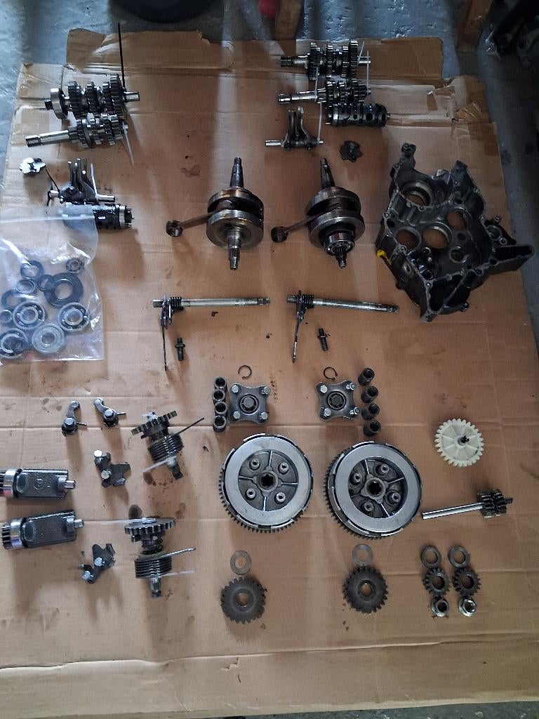 Motorblok onderdelen HONDA MB 80 5-bak type HC01 ., Ophalen of Verzenden, Gebruikt, Blok, Honda