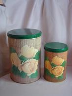 Vintage Tomado voorraadbussen gele roos, Verzamelen, Blikken, Ophalen of Verzenden, Gebruikt, Overige, Overige merken