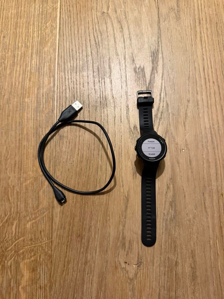 Garmin Forerunner 45, Zwart, Ophalen of Verzenden, Zo goed als nieuw, Waterdicht