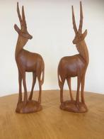 Set van 2 vintage herten. Jaren 70, Ophalen of Verzenden