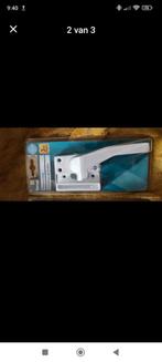 Nieuwe raamsluiting wit, Doe-het-zelf en Verbouw, Hang- en Sluitwerk, Ophalen of Verzenden, Nieuw, Klink of Kruk