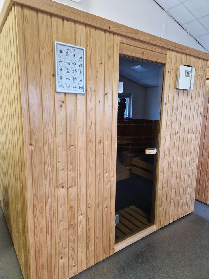 2 persoons Finse sauna met saunakachel, Sport en Fitness, Sauna