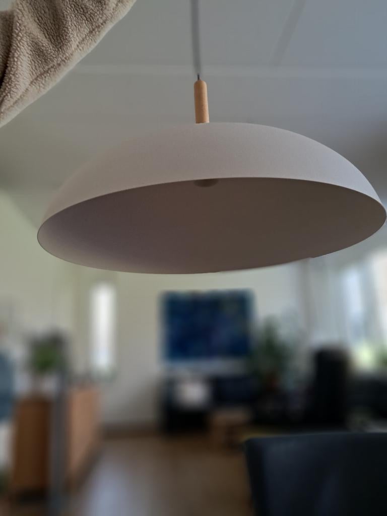 hanglamp, Huis en Inrichting, Lampen | Hanglampen, Ophalen, Zo goed als nieuw, Metaal, 75 cm of meer