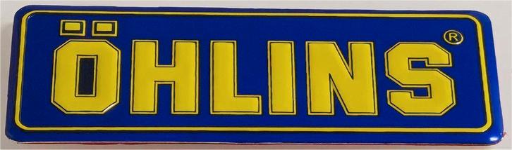 Ohlins aluminium plaatje #2, Motoren, Accessoires | Stickers, Ophalen of Verzenden