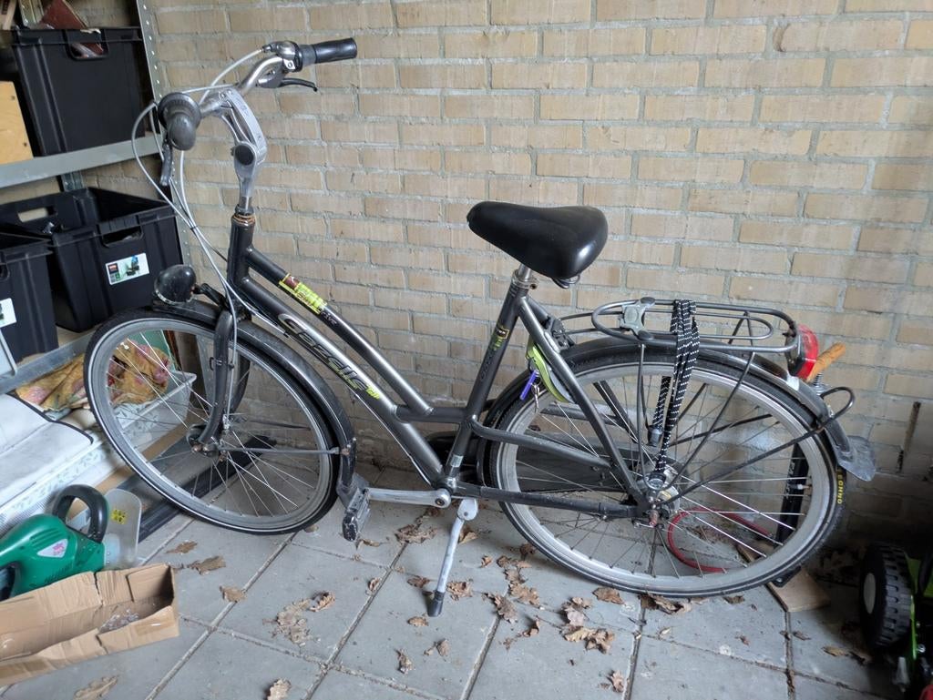Dames Gazelle Fiets - Comfortabel en Betrouwbaar, Fietsen en Brommers, Ophalen, Gebruikt, Velgrem, Versnellingen