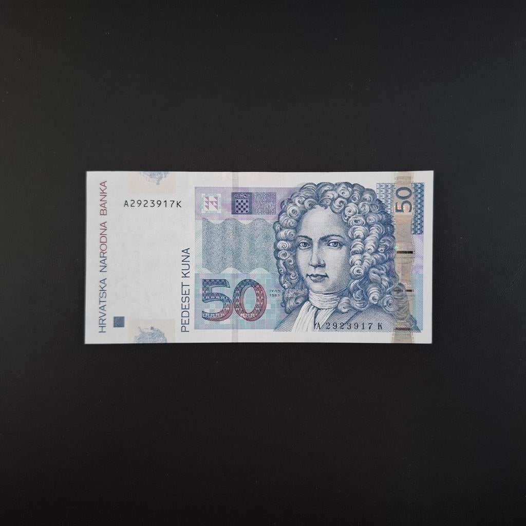 50 kuna Kroatië #023, Verzenden, Overige landen, Los biljet