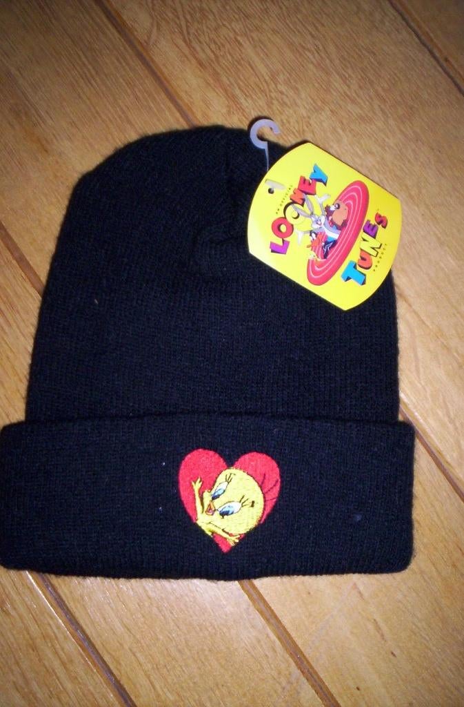 Looney Tunes TWEETY muts zwart - nieuw -, Jongen of Meisje, Nieuw, Ophalen of Verzenden, Looney Tunes