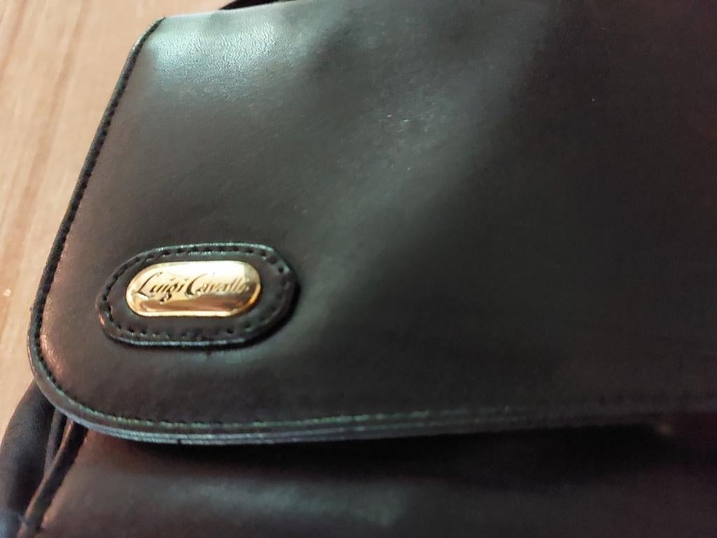 Zwarte schoudertas Luigi Cavalli, Ophalen of Verzenden