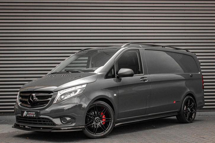 Mercedes-Benz Vito 116CDI 163PK LANG JB- EDITION FULL BLACK, Auto's, Bestelauto's, Bedrijf, Te koop, ABS, Achteruitrijcamera, Airbags