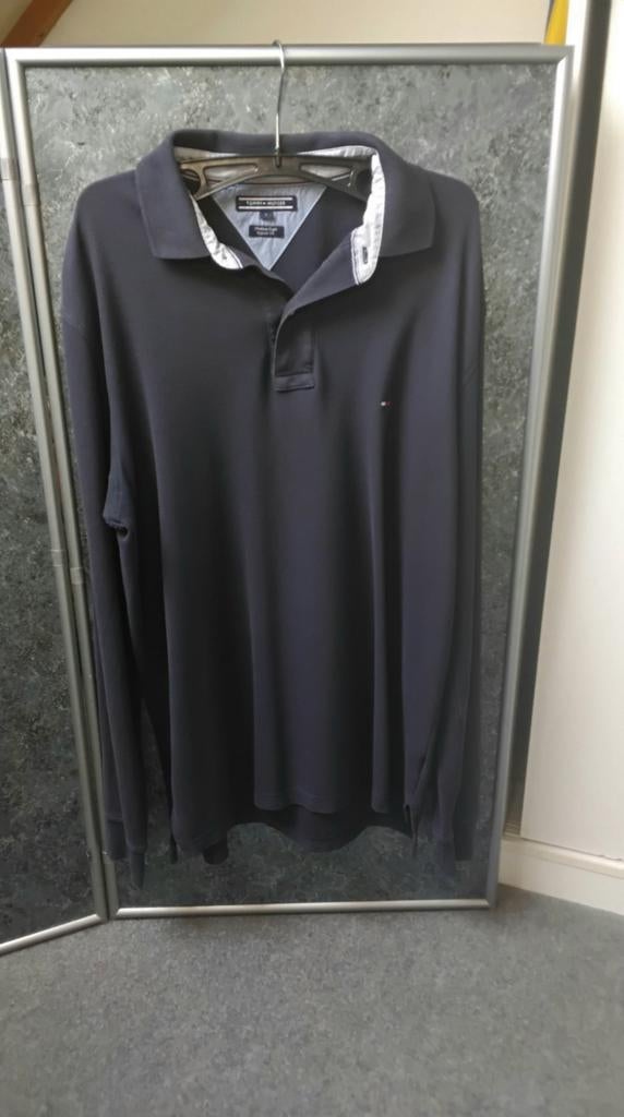 Tommy Hilfinger poloshirt Large, Ophalen of Verzenden, Zo goed als nieuw, Maat 52/54 (L), Blauw