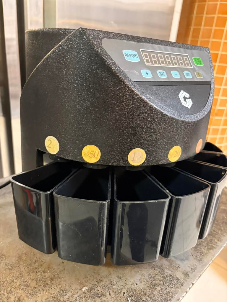 Geldtelmachine Safescan 1250 wit tbv munten