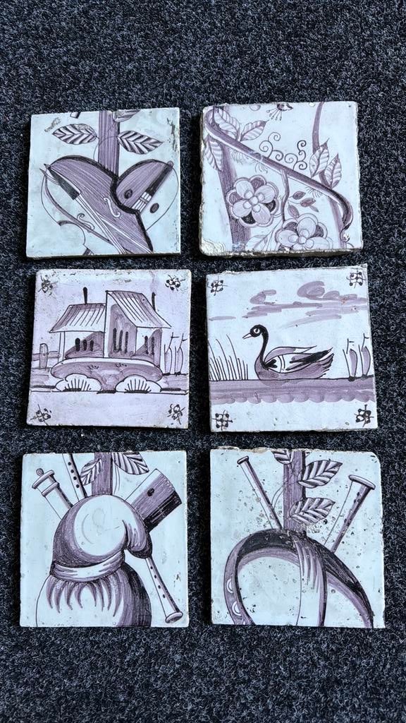 Mooie tegeltjes, Antiek en Kunst, Antiek | Wandborden en Tegels, Ophalen of Verzenden