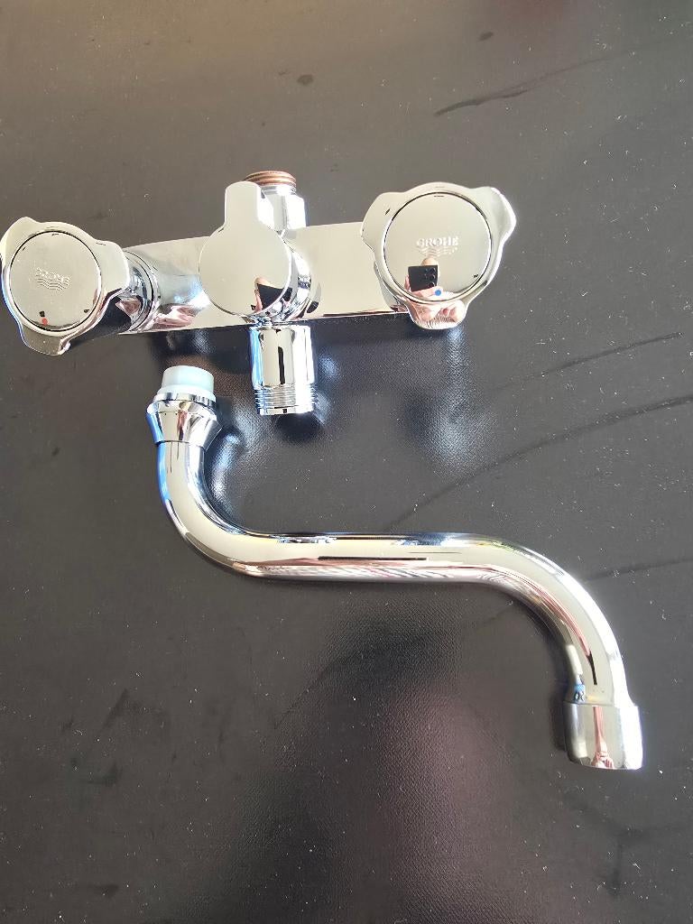 nieuwe Grohe Costa-L douchemengkraan 12 cm, met bon, Ophalen, Nieuw, Chroom, Douche