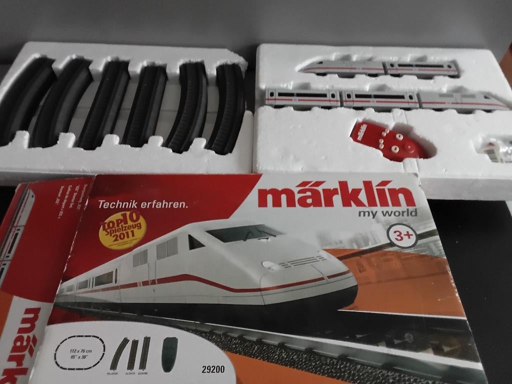 Marklin My World ICE startset 29200, Treinset, Gelijkstroom of Wisselstroom, Ophalen of Verzenden, Zo goed als nieuw