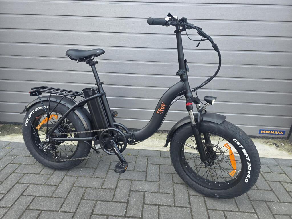 Als nieuw! Troy E-Fold elektrische vouwfiets fatbike 799KM!, Fietsen en Brommers, Elektrische fietsen, Overige merken, Ophalen of Verzenden