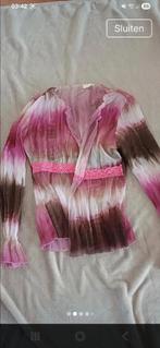 Mooi gekleurd iets doorzichtig blouse vestje, maat M, Maat 38/40 (M), Overige kleuren, Ophalen of Verzenden, Evita